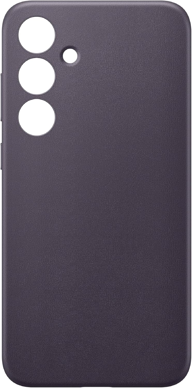 Samsung Galaxy S24 Plus Vegan Leather Case | Dark Violet Samsung Galaxy S24 Plus Vegan Leather Case | Dark Violet
